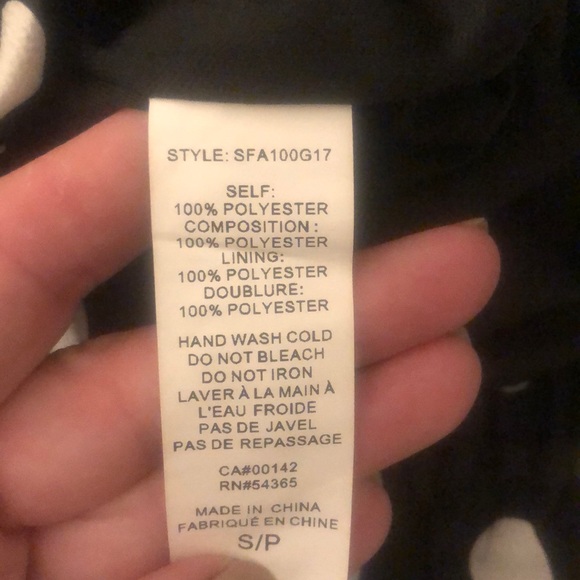 High waisted Polkadot wide leg silk pants - Picture 3 of 4